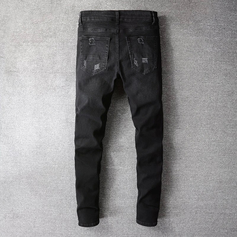 Black Bandana Denim