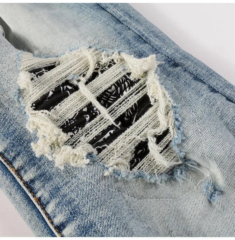 Bandana Patch Denim