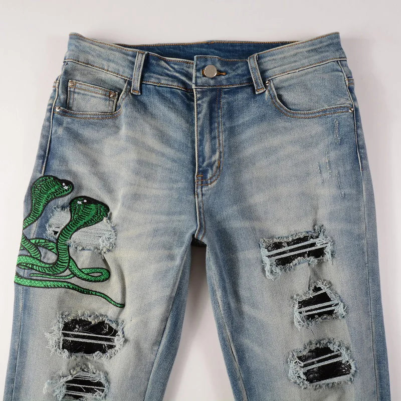 Green Snake Denim