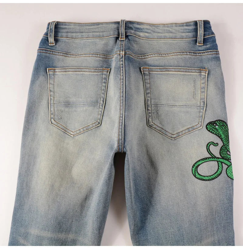 Green Snake Denim