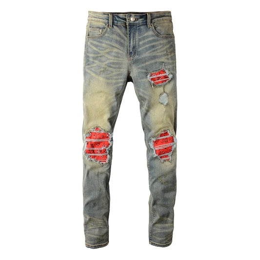 Red Patch Denim